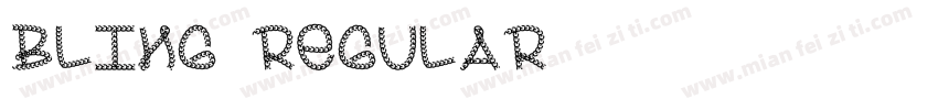 Bling Regular字体转换
